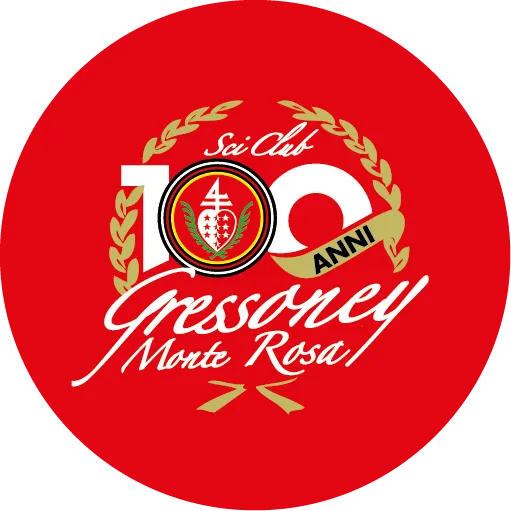 logo 100 anni Gressoney Monte Rosa